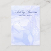 Ocean Watercolor Handmade Schmuck Earring Display Visitenkarte (Vorderseite)