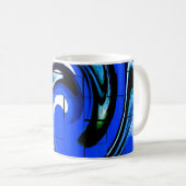 Ocean Wave Art Kaffeetasse (VorderseiteRechts)