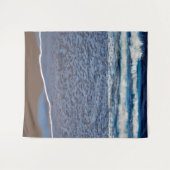 Ocean Wave Beach Shoreline Wandteppich (Vorderseite (Horizontal))