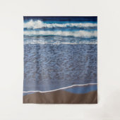 Ocean Wave Beach Shoreline Wandteppich (Vorderseite)