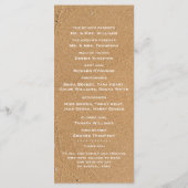 Ocean Wave, Beach Wedding Program Programm (Rückseite)