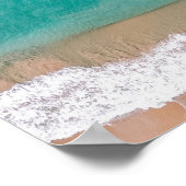 Ocean Wave, Beach Wedding Willkommen Poster (Ecke)