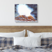 Ocean Wave Canvas Print Leinwanddruck (Insitu (Schlafzimmer))