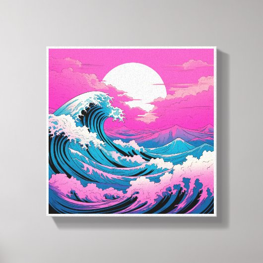Ocean Wave Canvas Print Leinwanddruck (Vorderseite)