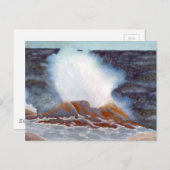 Ocean Wave Card Postkarte (Vorne/Hinten)