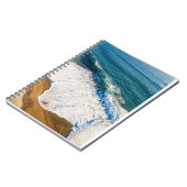 Ocean Wave Crashing on Beach Notizblock (Linke Seite)