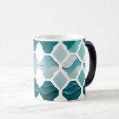 Ocean Wave Geometry - Color Morphing Tasse 15 oz (VorderseiteRechts)