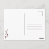 Ocean Wave Inspirational Calming Message Postkarte (Rückseite)