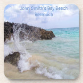 Ocean Wave John Smith's Bay Beach Bermuda Getränkeuntersetzer (Vorderseite)
