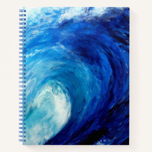 Ocean Wave Notebook Notizblock (Vorderseite)