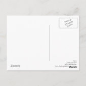 Ocean Wave Painted Postcard Postkarte (Rückseite)