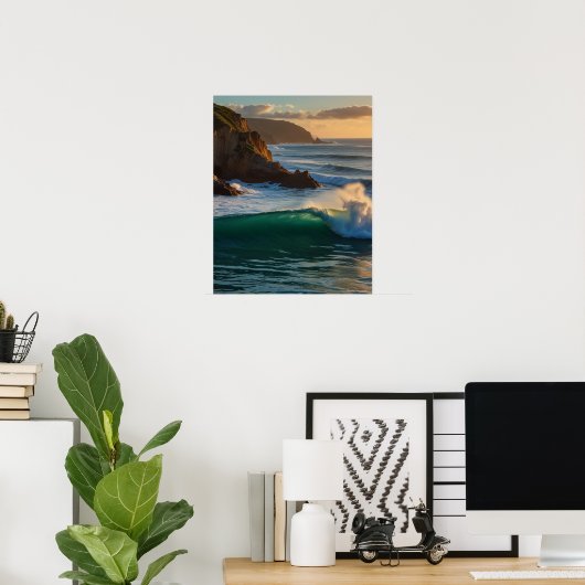 OCEAN WAVE POSTER (Heimbüro)
