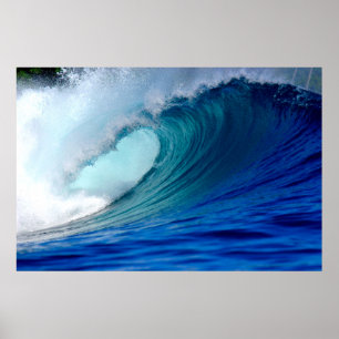 Ocean Wave Poster - Mentawai Islands Surf Fotos