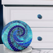 Ocean Wave Spiral Mosaik Art Keramikknauf