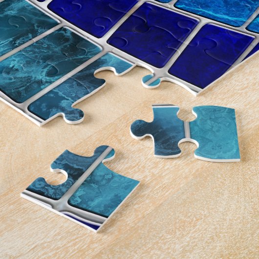 Ocean Wave Spiral Mosaik Art Puzzle (Seite)