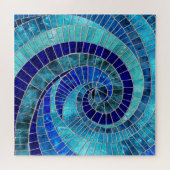 Ocean Wave Spiral Mosaik Art Puzzle (Horizontal)