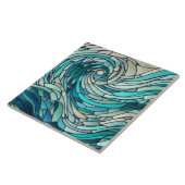 Ocean Wave Spiral Mosaik Fliese (Seite)
