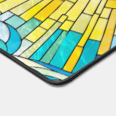 Ocean Wave Sun Mosaik Art Schreibtischunterlage (Ecke)