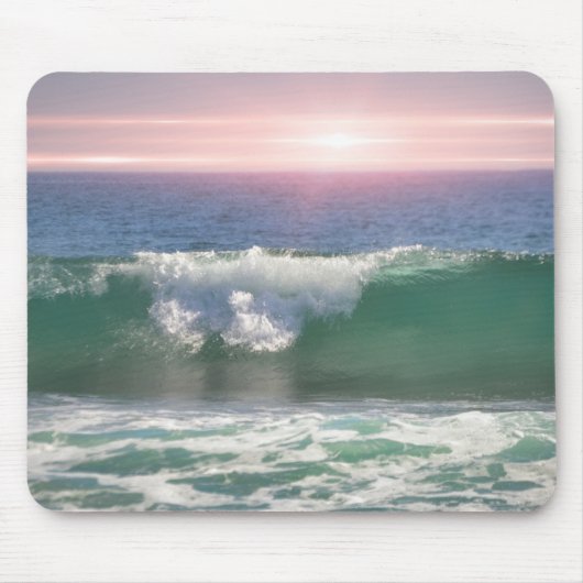 Ocean Wave Sunset Art Mouse Pad Mousepad (Vorne)