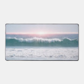 Ocean Wave und Sunset Art Desk Mat Schreibtischunterlage (Vorderseite)