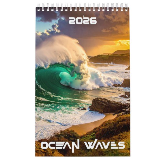OCEAN WAVES - 2026 - KALENDER (Titelbild)