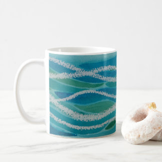 Ocean Waves Abstrakte Tasse