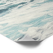 Ocean Waves am Beach Foto Poster (Ecke)