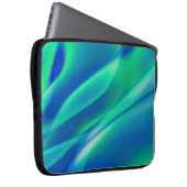 Ocean Waves Artistic Blue Green Movement Laptopschutzhülle (Vorne Rechts)
