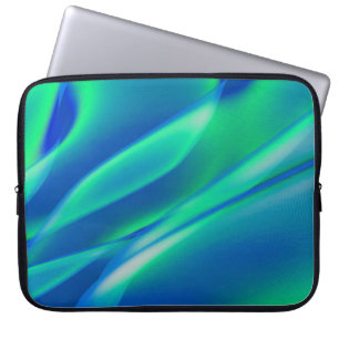Ocean Waves Artistic Blue Green Movement Laptopschutzhülle
