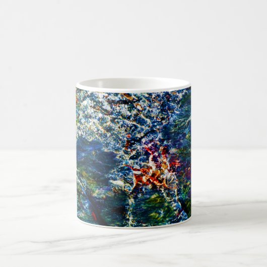 Ocean Waves aus Narragansett -v1 Kaffeetasse (Mittel)