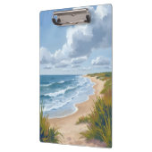 Ocean Waves | Beach Coastal Painted Klemmbrett (Links)