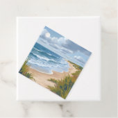 Ocean Waves | Beach Coastal Painting Geschenkanhänger (Beispiel)