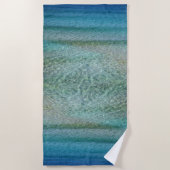 Ocean Waves Beach Handtuch (Vorderseite)