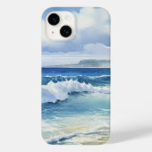 Ocean Waves Beach House Ästhetik Case-Mate iPhone Hülle (Rückseite)
