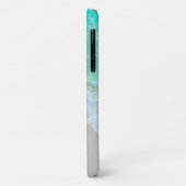 Ocean Waves, Beach Sand, rosa Skriptname Case-Mate iPhone Hülle (Hinten/Links)