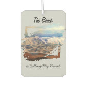 Ocean Waves Blue personalize Autolufterfrischer (Vorderseite)