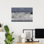 Ocean Waves Calendar Poster (Heimbüro)