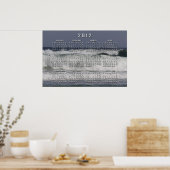 Ocean Waves Calendar Poster (Küche)