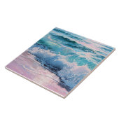 Ocean Waves Crashing on Shoreline Fliese (Seite)