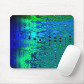 Ocean Waves Digitales Abstrakt Mousepad (Mit Mouse)