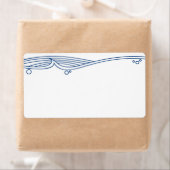 Ocean Waves Einladungen Mailing Address Labels (Insitu)