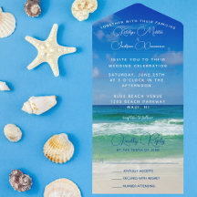 Ocean Waves Foto Chic Tropical Beach Blue Wedding