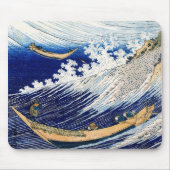Ocean Waves Hokusai Japanisch Fine Art Art Mousepad (Vorne)