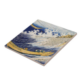 Ocean Waves Katsushika Hokusai Kunstwerk Fliese