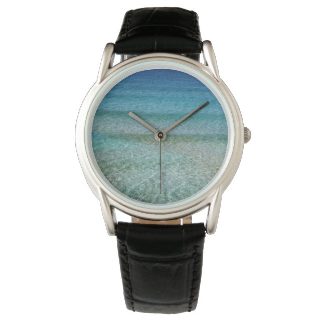 Ocean Waves Men Watch Armbanduhr (Vorderseite)