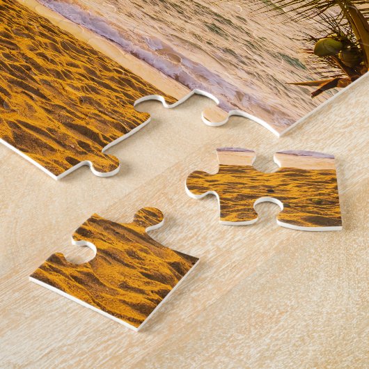 Ocean Waves Palm am Strand Puzzle (Seite)