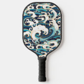 Ocean Waves Pickleball Paddle (Vorderseite)