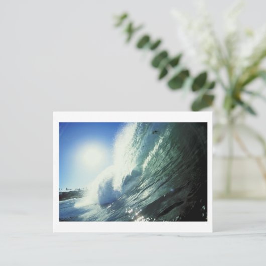 Ocean Waves Postcard Postkarte (Stehend Vorderseite)