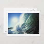 Ocean Waves Postcard Postkarte (Vorne/Hinten)