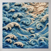 Ocean Waves Poster (Vorne)